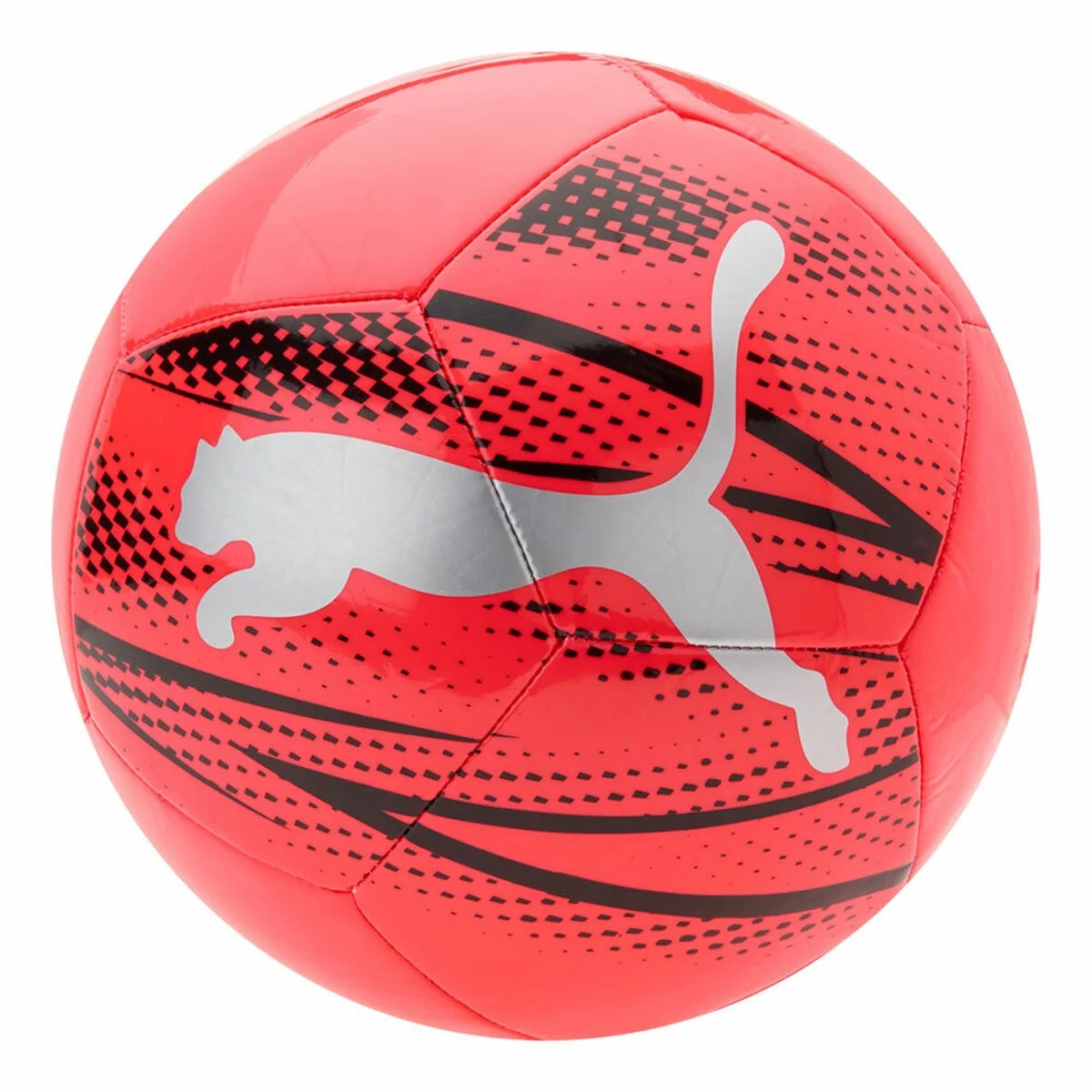 PUMA Attacanto Graphic Soccer Ball Durable Size 5 Fire Orchard TPU 2 Pack