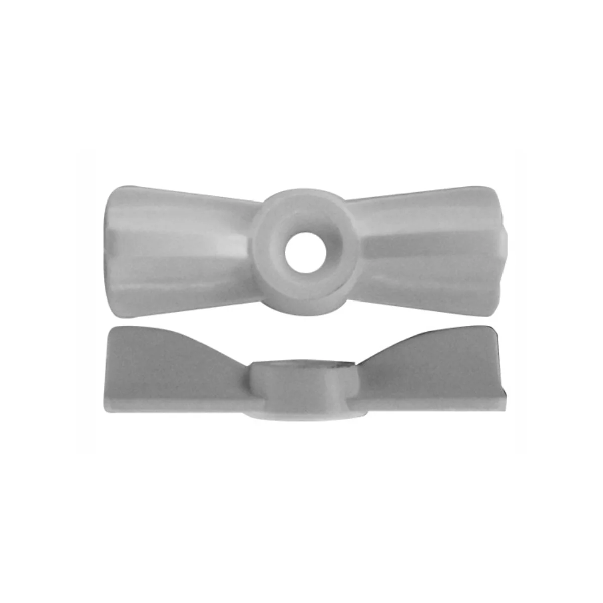 Rolltrak Clear Flyscreen Butterfly Clip 8 Pack - 12mm x 8mm x 39mm