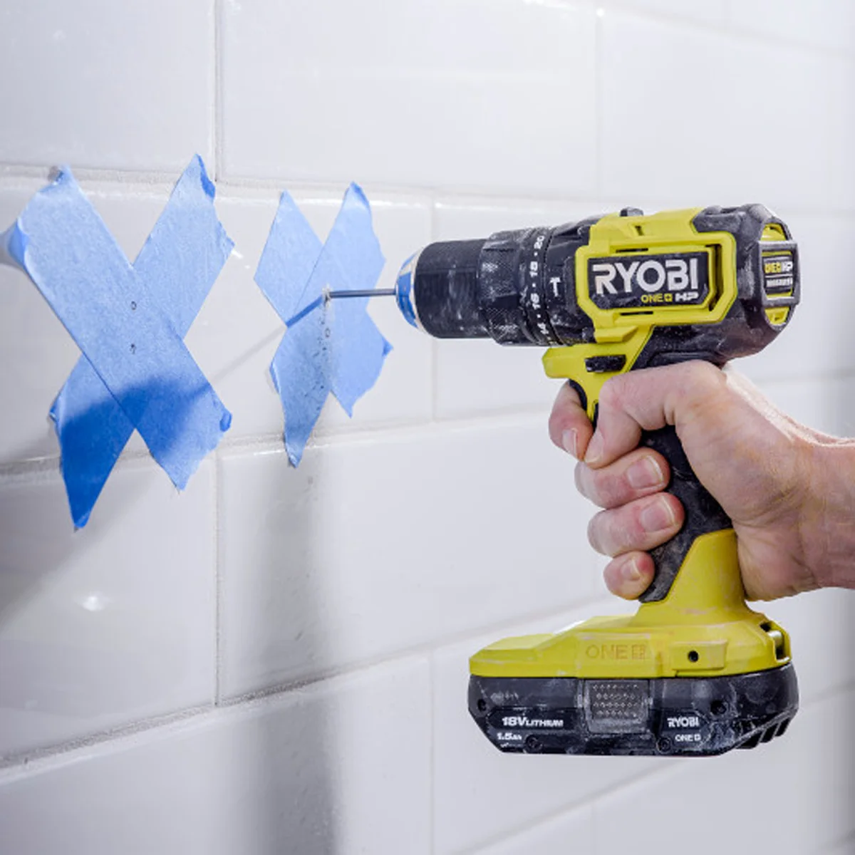 Ryobi 18V ONE+ HP Compact Hammer Drill Kit - 2.0Ah & 4.0Ah Batteries - 54Nm Torque - Lightweight Design - Image 4