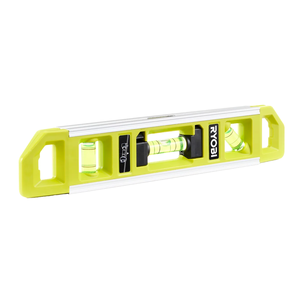 Ryobi 255mm 2 in 1 Torpedo Line Level - Magnetic Base - Durable Aluminium - Accurate Leveling - Image 5