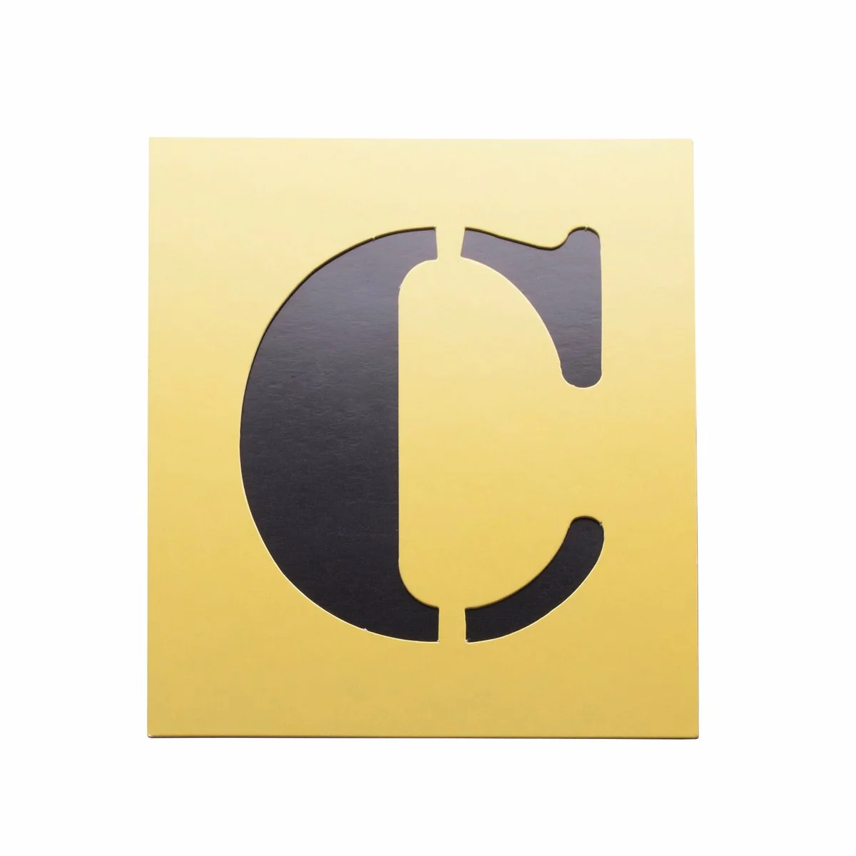Sandleford 100mm Stencil Kit - Cardboard - Yellow - Easy to Use - Image 3