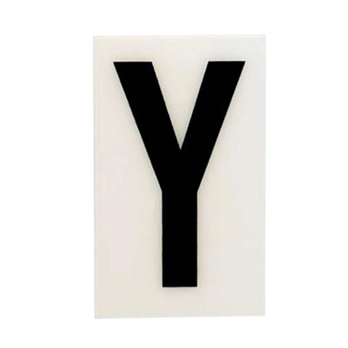 Sandleford 85mm White Self Adhesive House Letter Y - Durable Polycarbonate