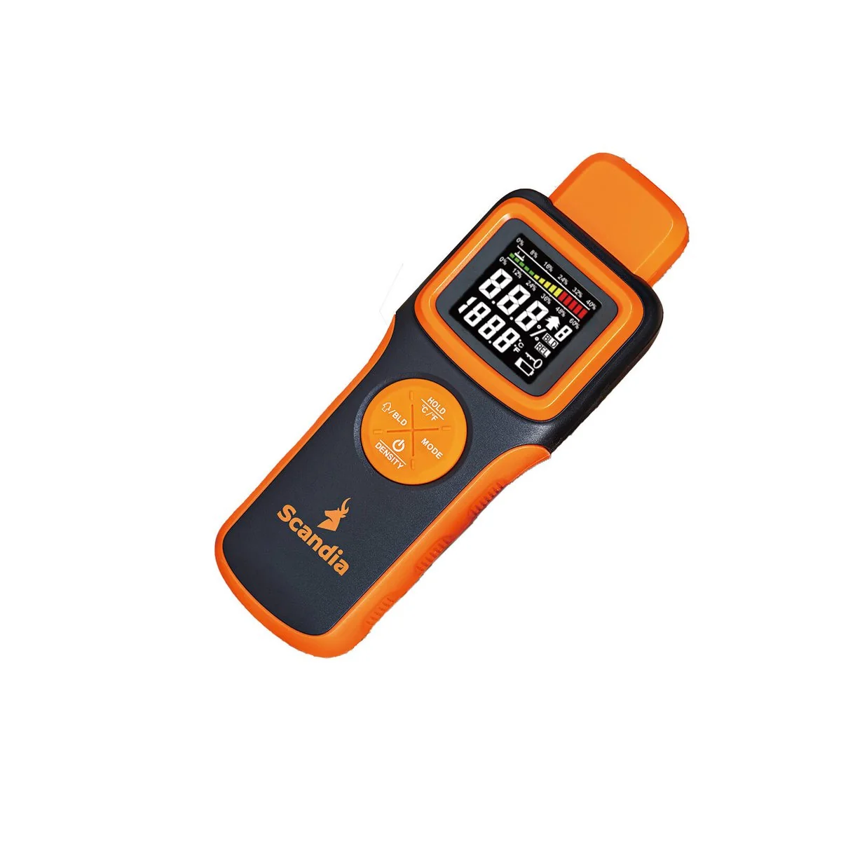 Scandia Moisture Meter - Portable Wood & Building Material Tester - 85mm x 250mm - Accurate Moisture Detection