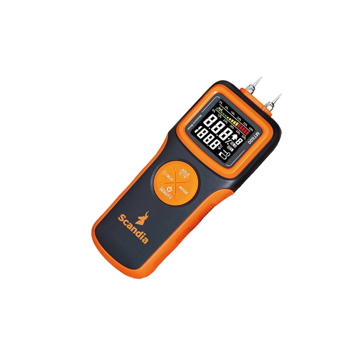 Scandia Moisture Meter - Portable Wood & Building Material Tester - 85mm x 250mm - Accurate Moisture Detection - Image 2