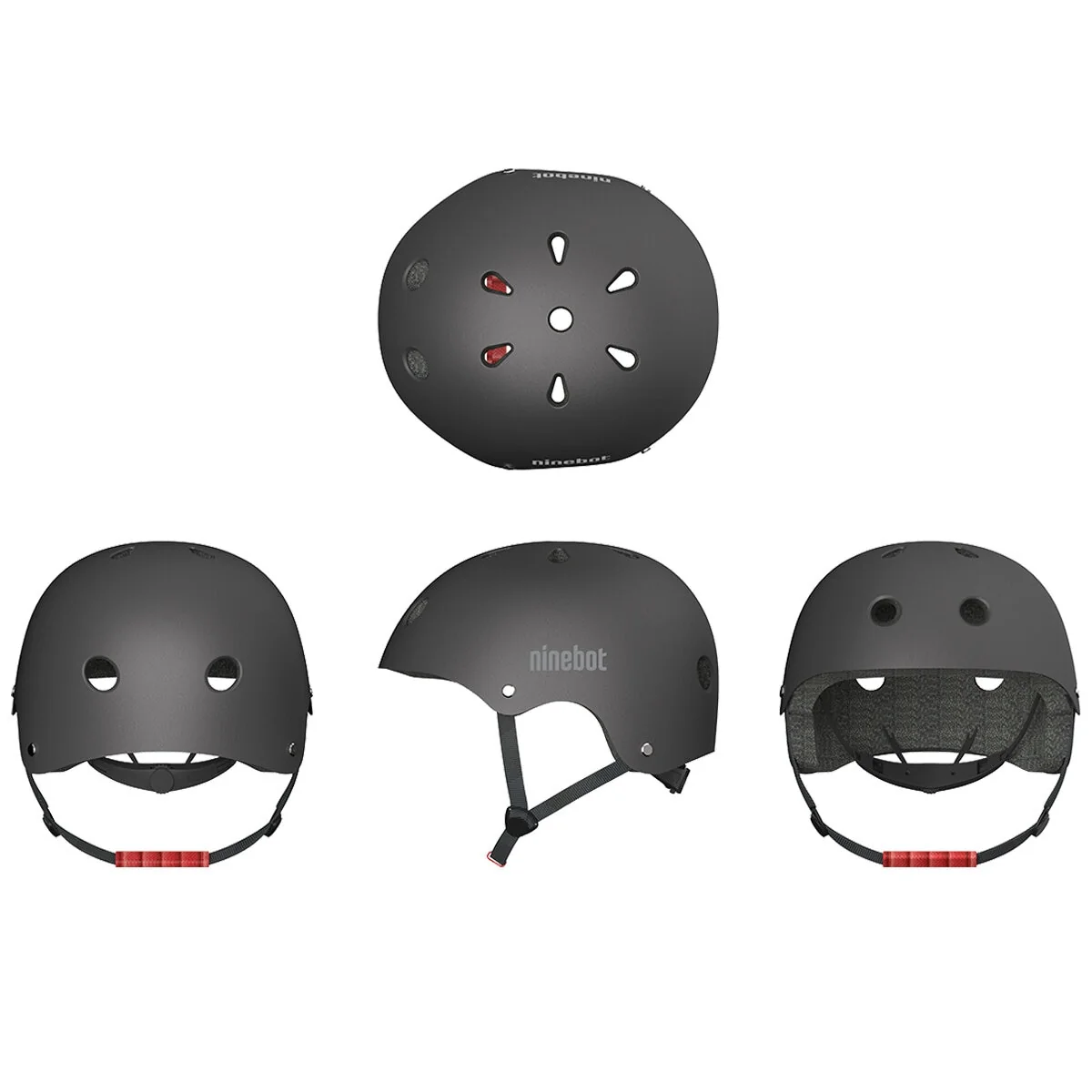 Segway Ninebot Extra Large Helmet Black Adjustable Spin-Dial for Electric Scooters and E-Bikes - Image 2