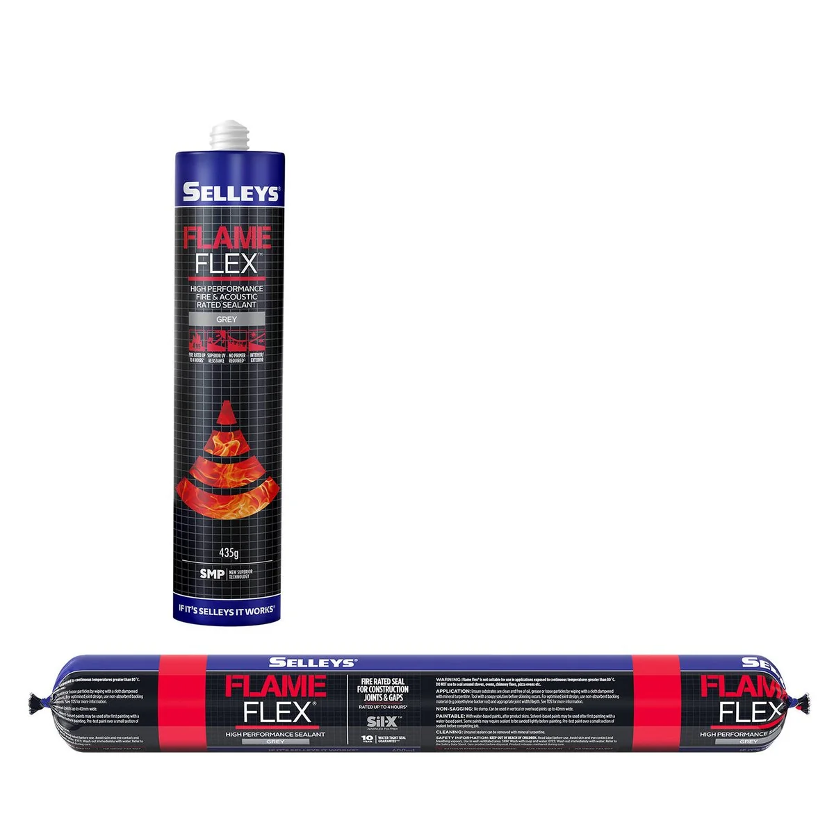 Selleys Flame Flex Sealant - 600ml - Sil-X Polymer - Fire Rated - Image 3