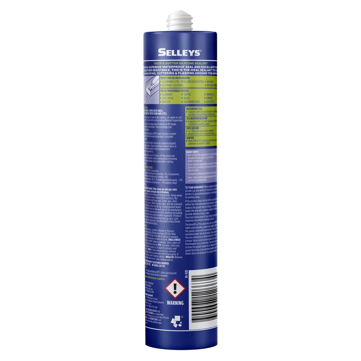 Selleys Roof and Gutter Silicone Sealant 300g Ironstone - Waterproof, UV Resistant - Image 2