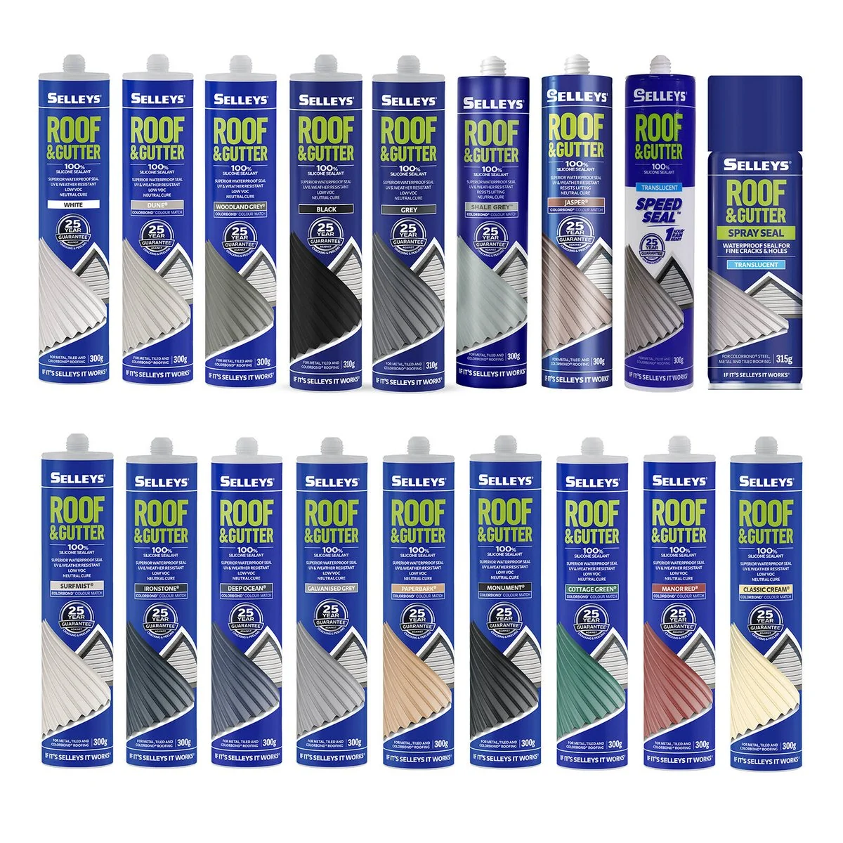 Selleys Roof and Gutter Silicone Sealant 300g Ironstone - Waterproof, UV Resistant - Image 4