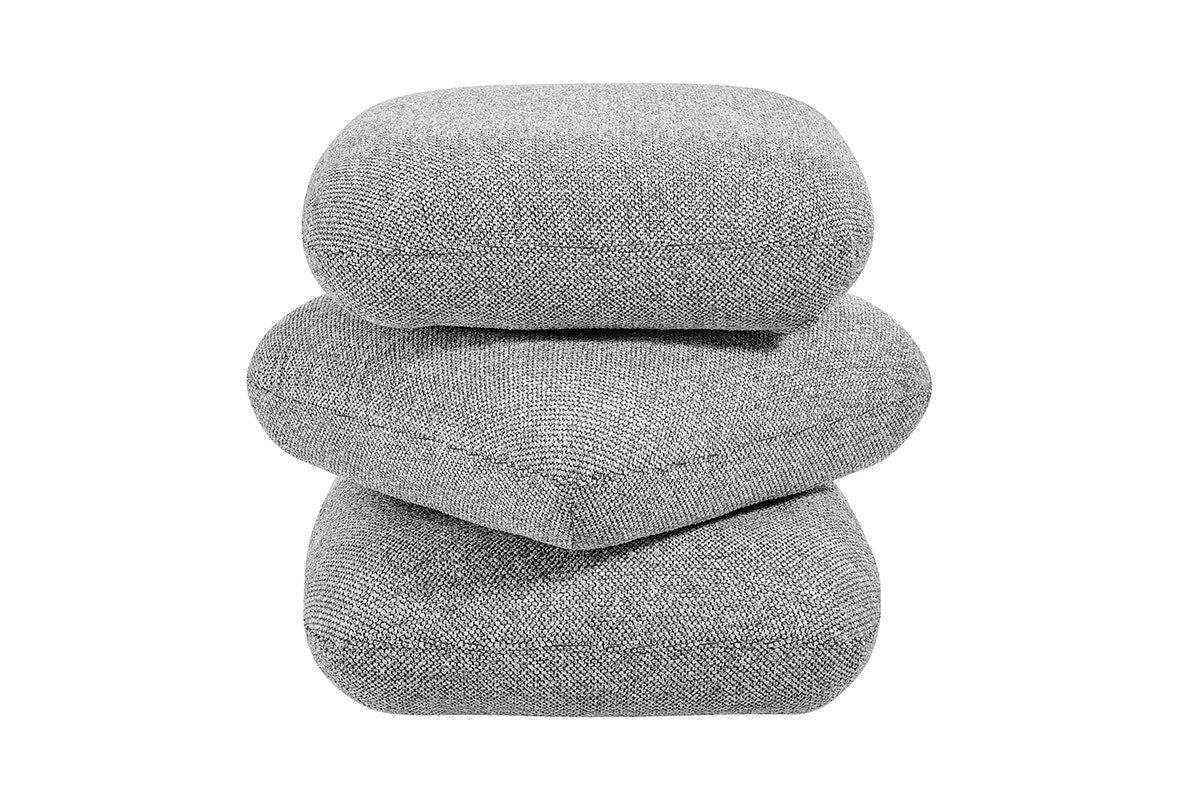 Shangri La Iris Ottoman Grey 360 Swivel - Image 3