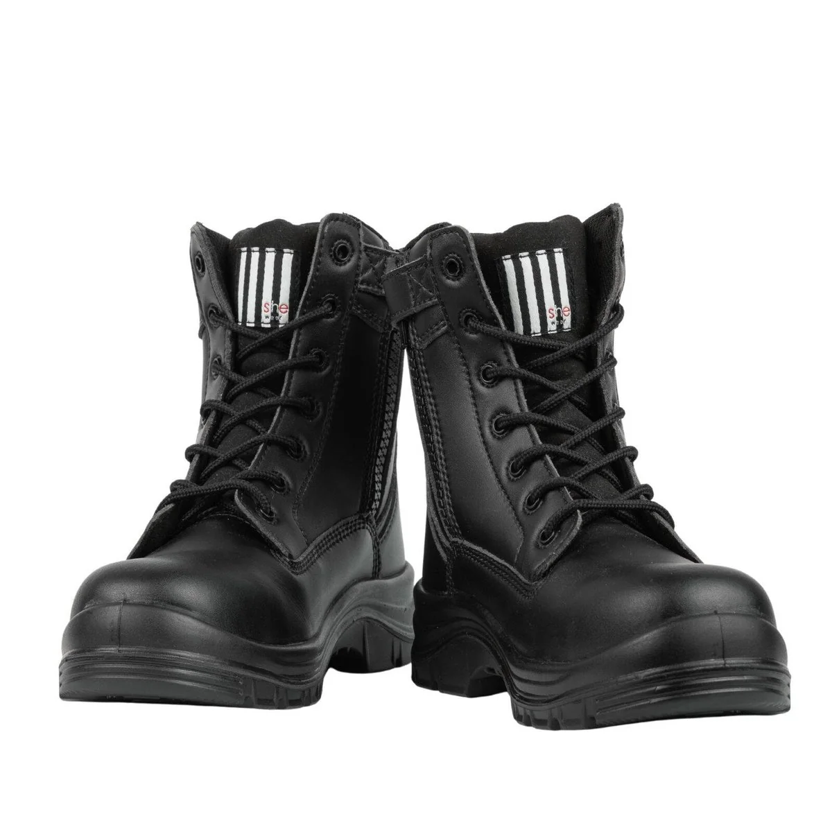 Shewear Considers Vegan Black Women's Safety Workboots Size 6 - Durable - Comfortable - Image 4