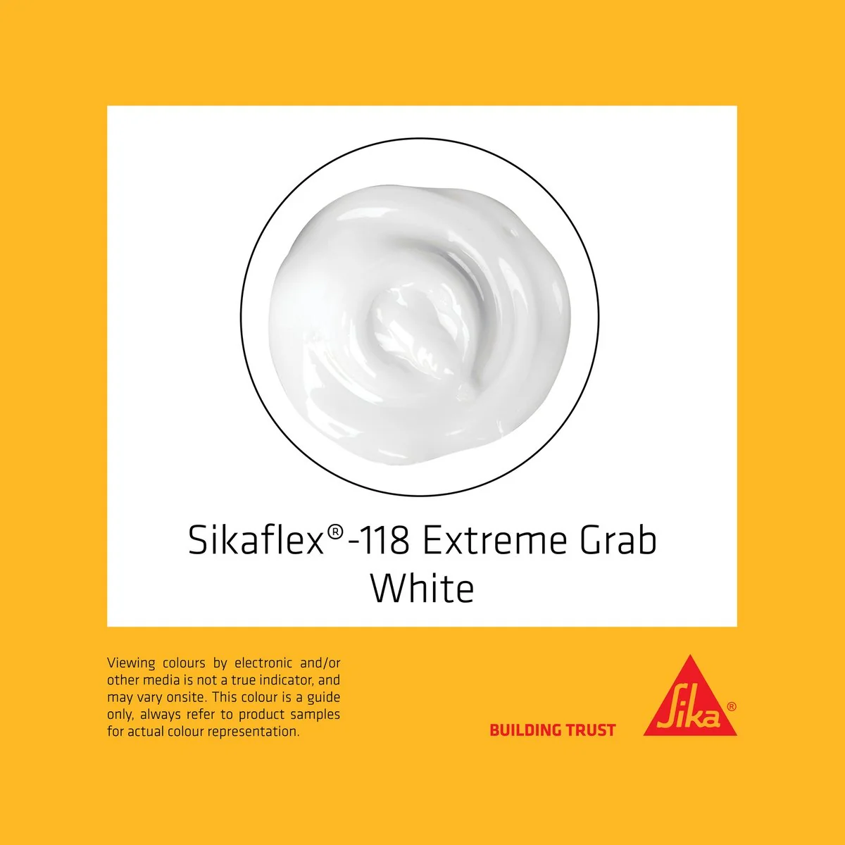 Sika Sikaflex 118 Extreme Grab Adhesive 290ml - White - CE Marked - Image 4