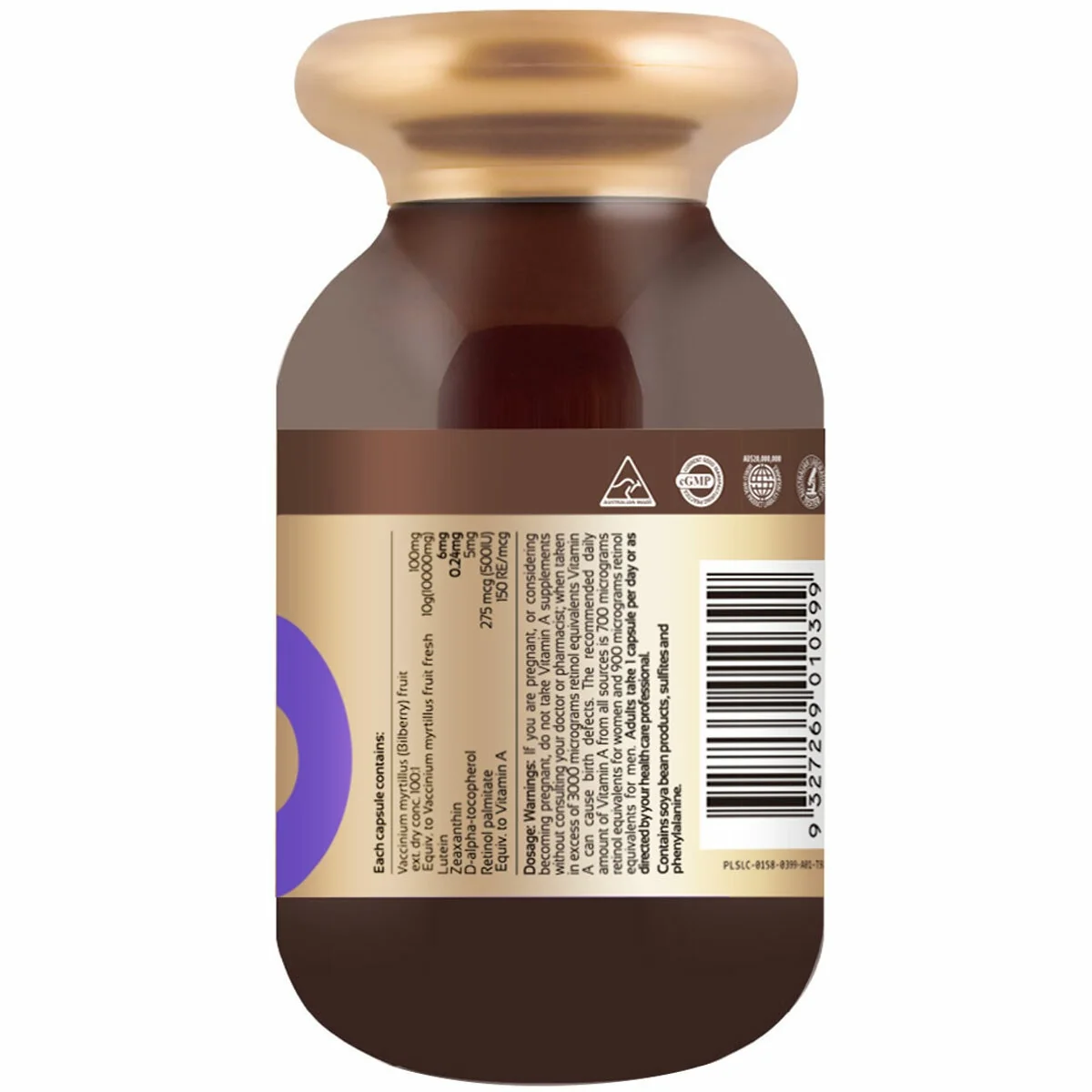 Springleaf EyeMax 5 in 1 Daily Bilberry 100 Capsules SLC03610-PA - Image 3