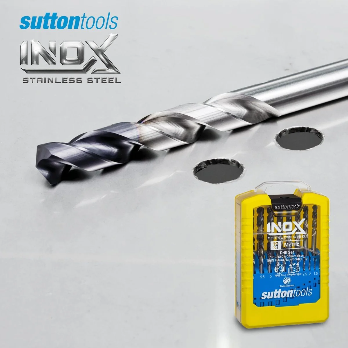 Sutton Tools 8mm Inox Stainless Steel Jobber Drill Bit - 1 Piece - Image 2