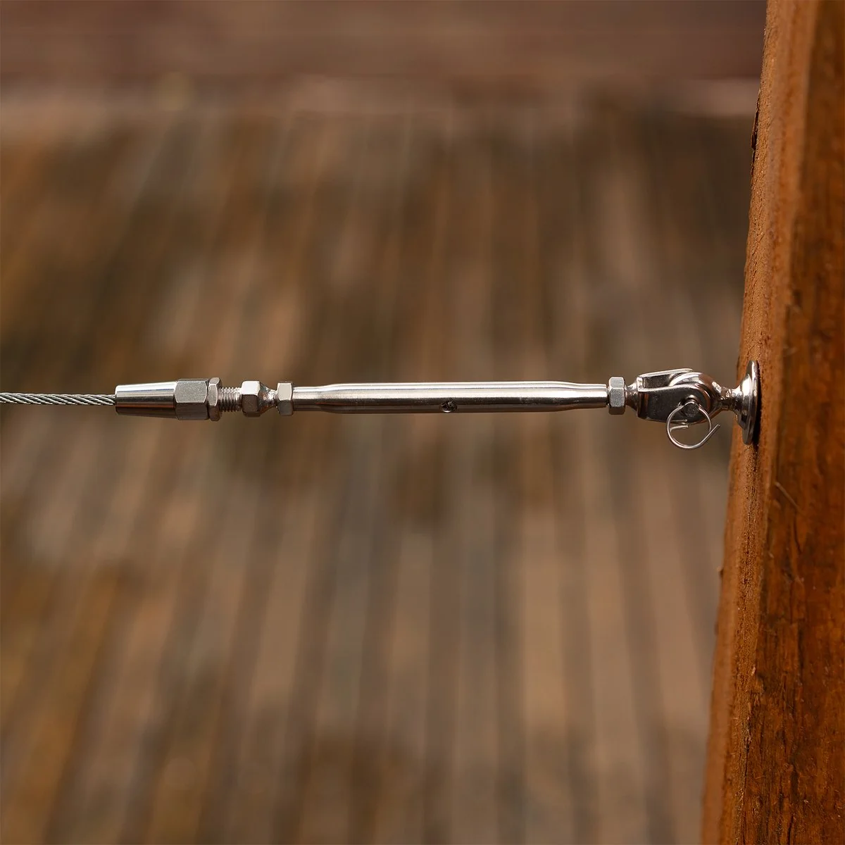 Taskmaster 316 Stainless Steel Swageless Timber Lag Screw Balustrading Kit - 94mm x 210mm - Rust Resistant - Easy Installation - Image 4