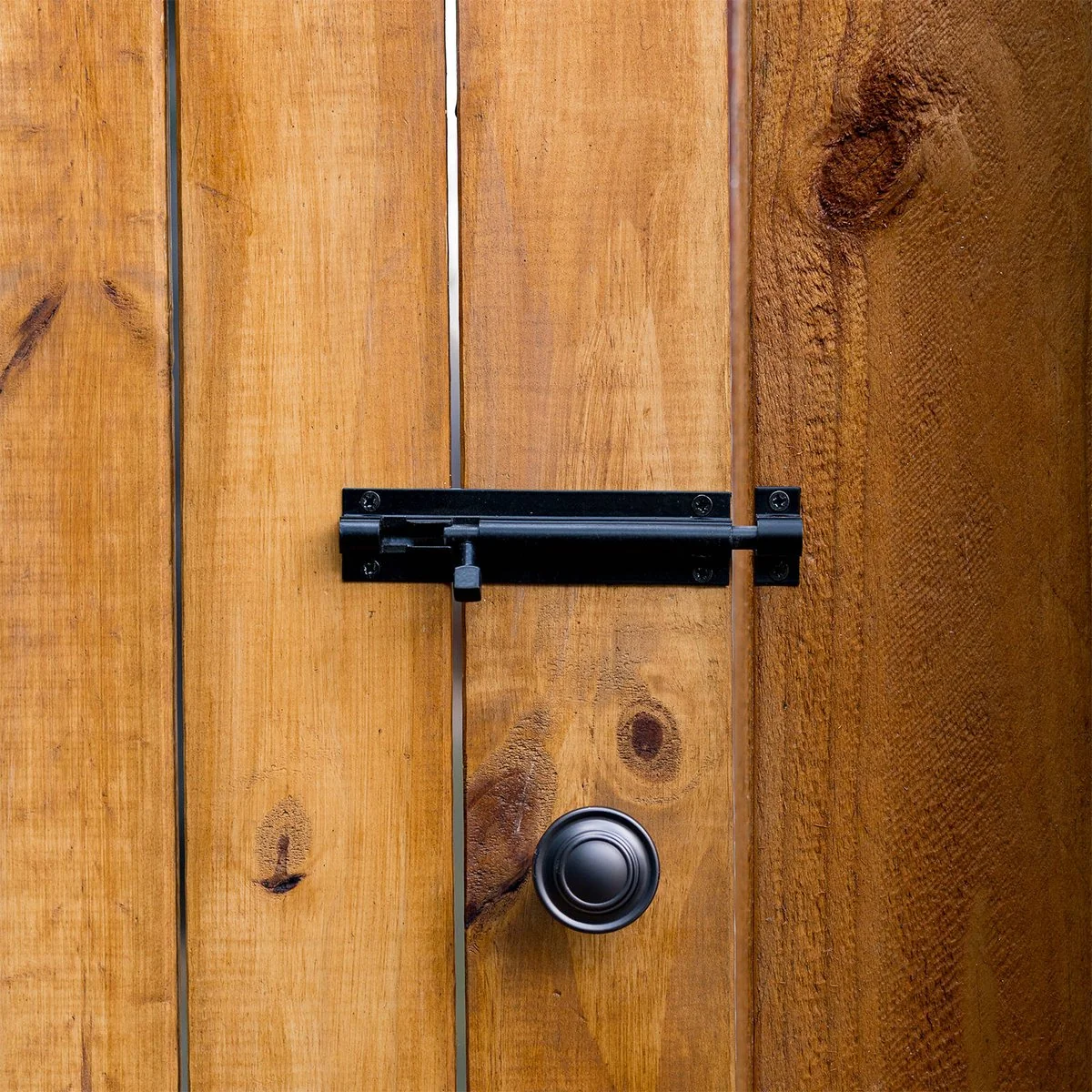 Taskmaster 100mm Black Matte Barrel Bolt - Solid Brass Security Solution - Image 4