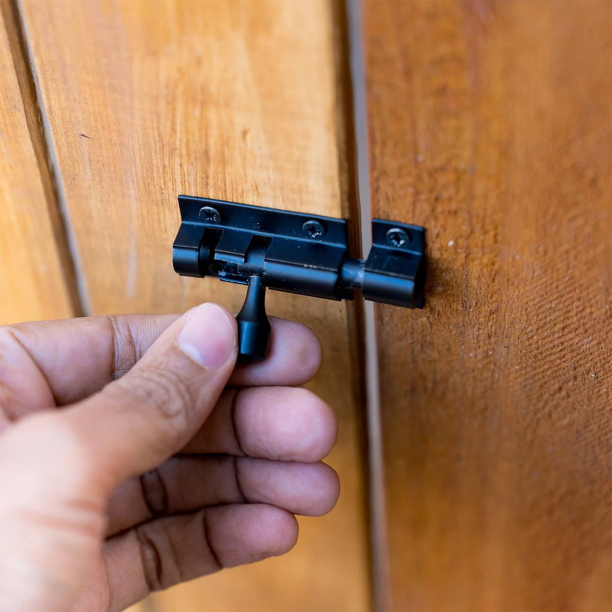 Taskmaster 38mm Barrel Bolt - Matte Black - 38mm - Brass Construction - Image 5