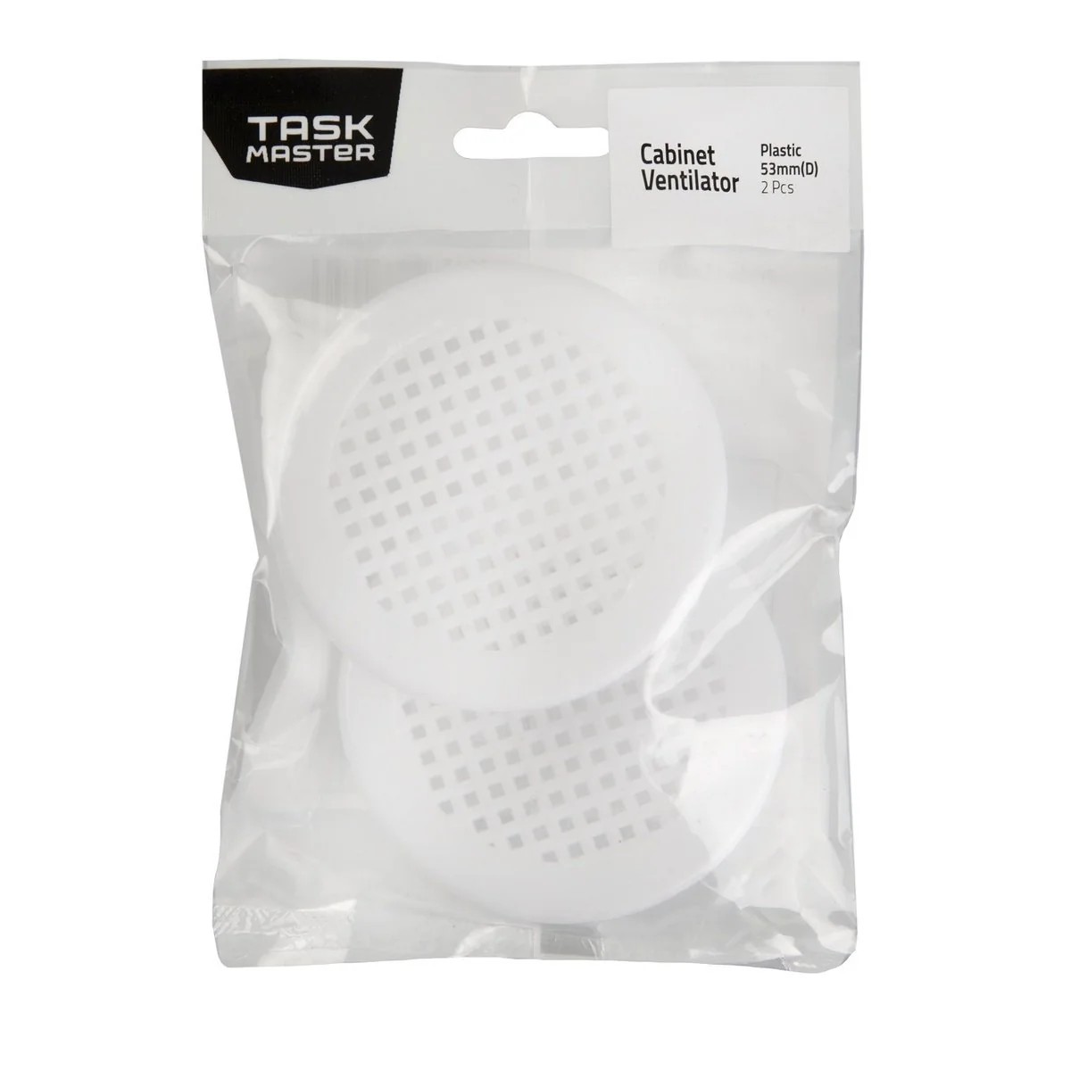 Taskmaster Cabinet Vent - 53mm - Plastic - Easy Install - 2 Pack
