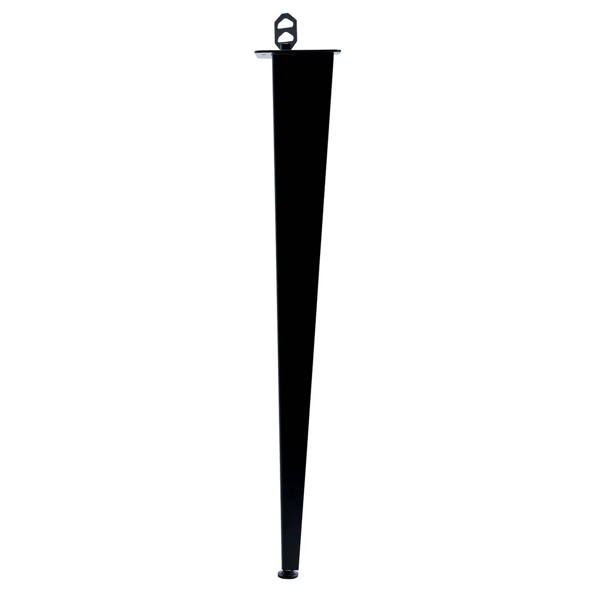 Taskmaster Corner Furniture Leg - 710mm - Black Steel - Adjustable Height - Image 2