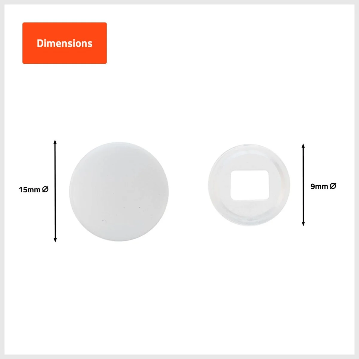 Taskmaster Screw Caps - 12 Pack - Plastic - Easy DIY Installation - Image 2