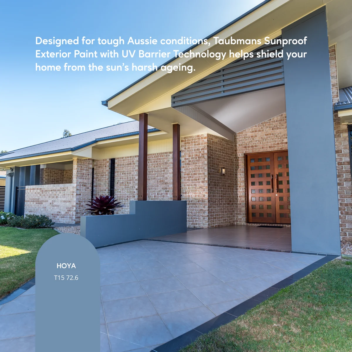 Taubmans 4L Neutral Low Sheen Exterior Paint - UV Protection - Fast Drying - Image 3