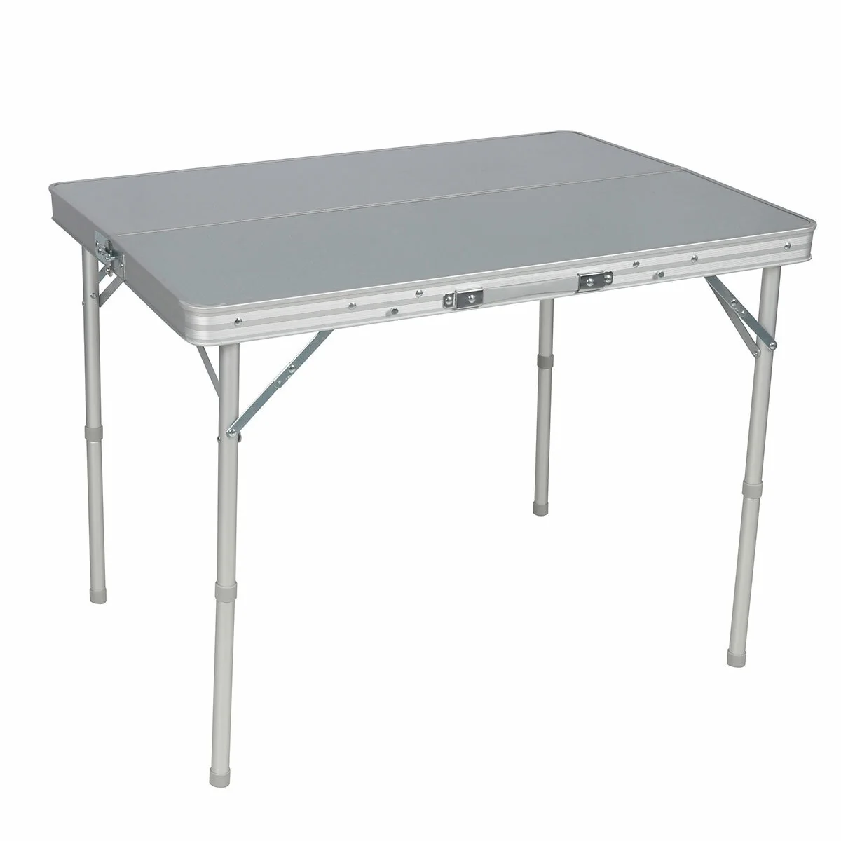 Timber Ridge Folding Table & Bench Combo Aluminium 90cm Portable - Image 4