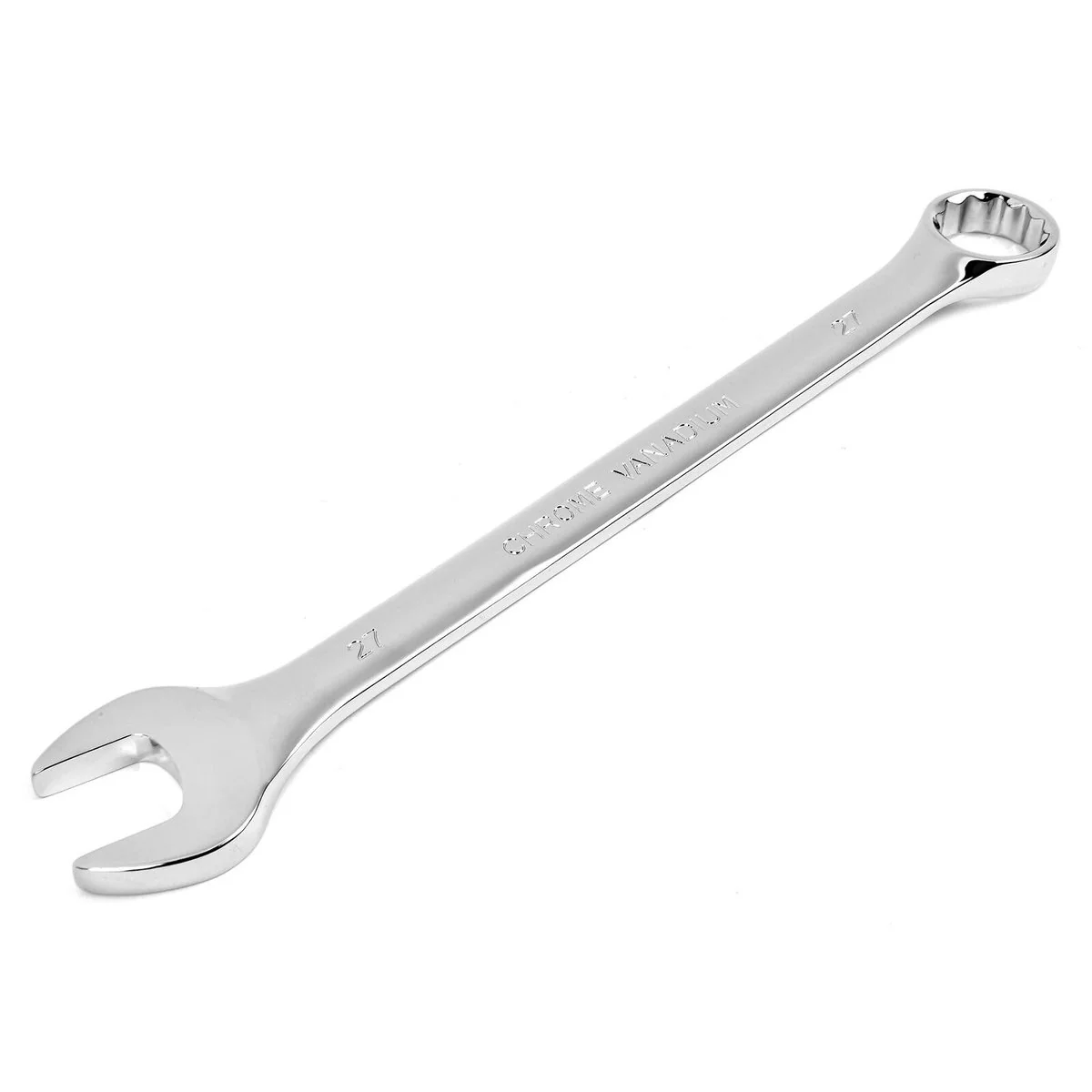Trojan 27mm Combination Spanner - Polished Chrome Vanadium - High Torque - Lifetime Warranty - Image 3