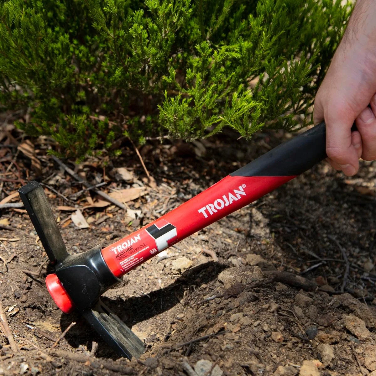 Trojan Multi Hoe - 240mm - Carbon Steel - Non-Slip Grip - Image 2