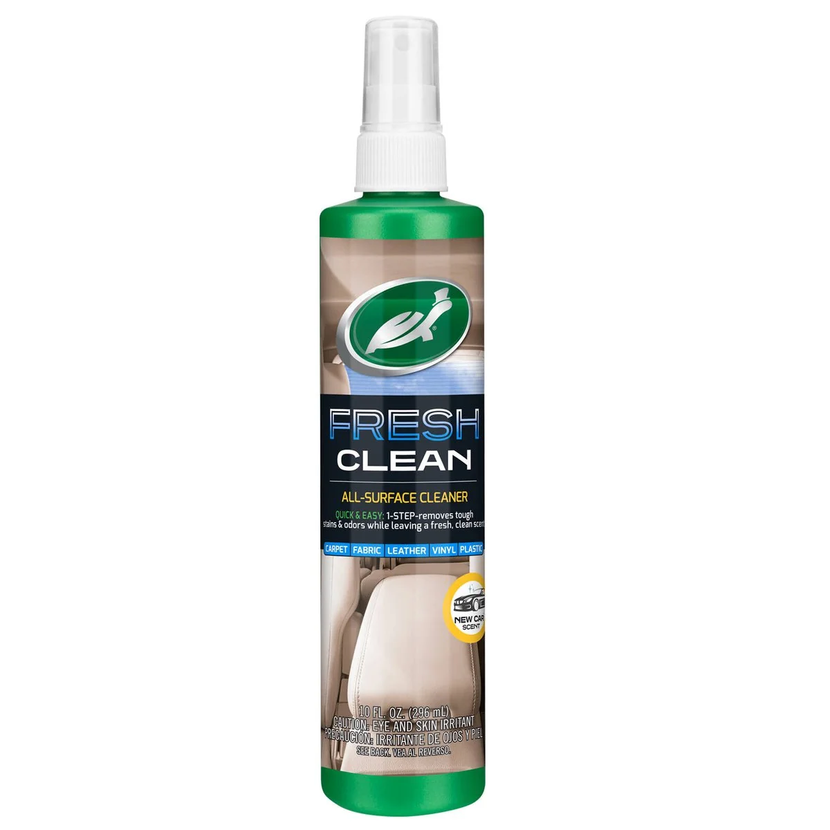 Turtle Wax Fresh Clean 296ml - Heavy-Duty Car Interior Cleaner - Odour Eliminator