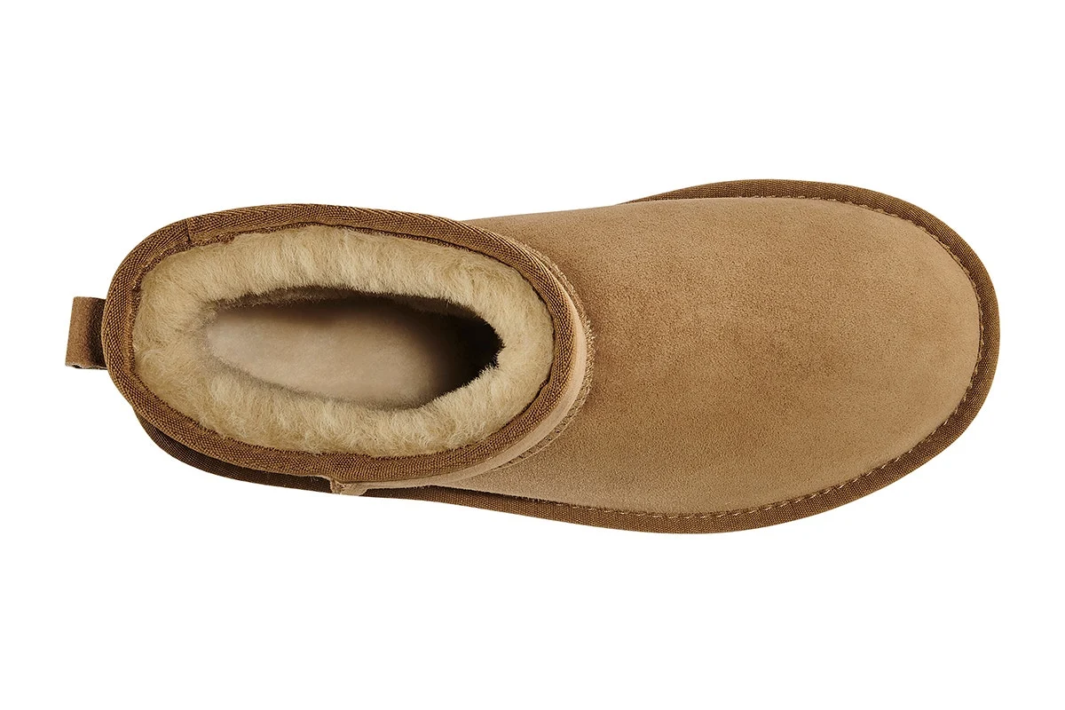 UGG Outback Premium Sheepskin Mini Classic Platform Boot (Chestnut) - Image 5