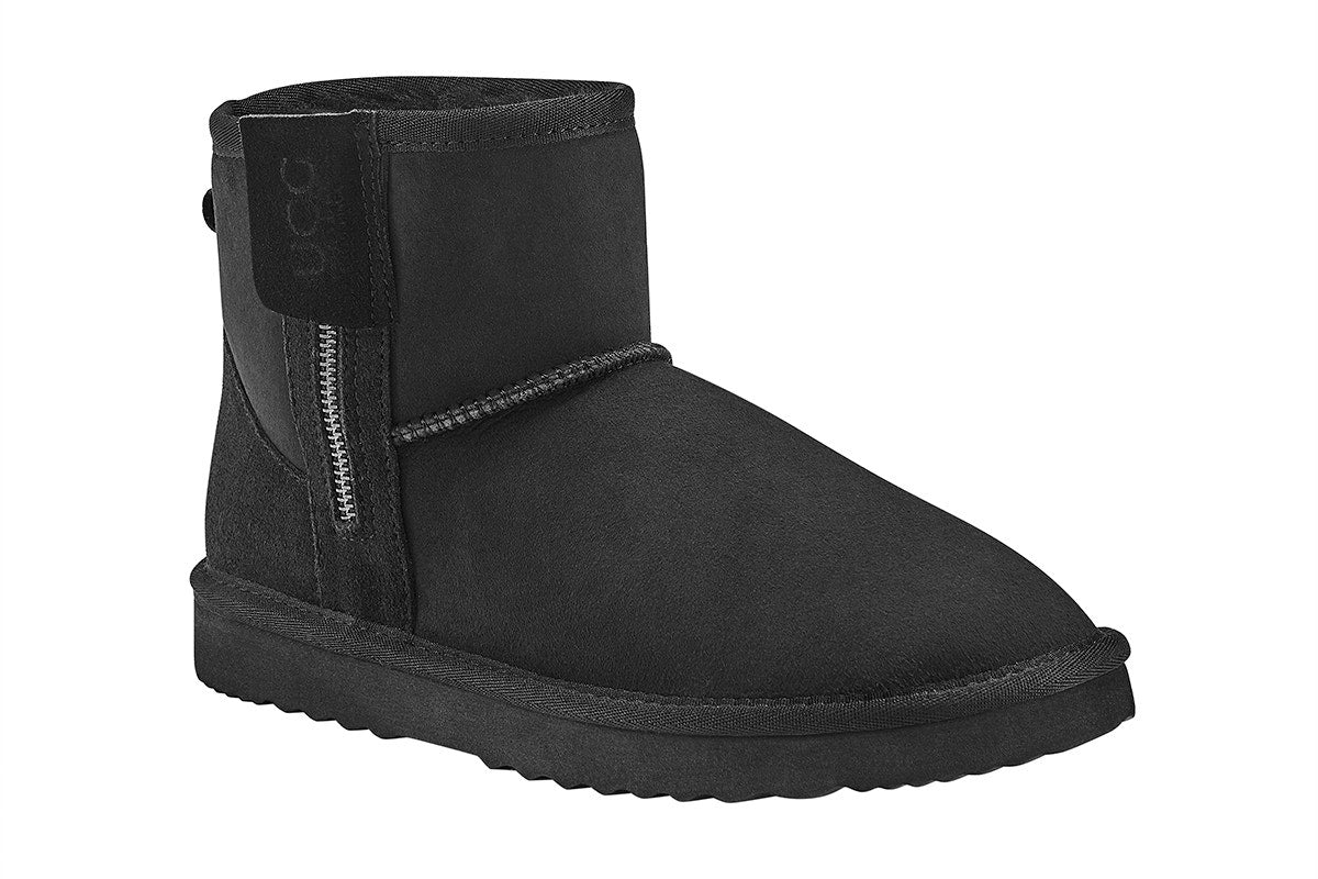 UGG Outback Premium Sheepskin Zip Classic Boot Black - Image 2