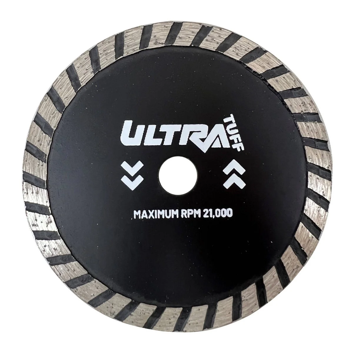 Ultra Tuff Turbo Diamond Blade - 76mm Dia - Fast Cutting - 3/8" Bore - Image 2