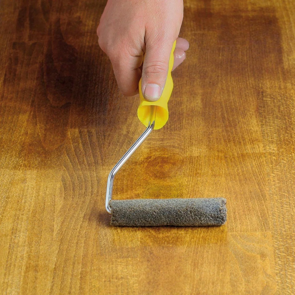 Uni Pro Mini Roller Set - 100mm x 5mm - Mohair - Gloss & Stain - Image 2