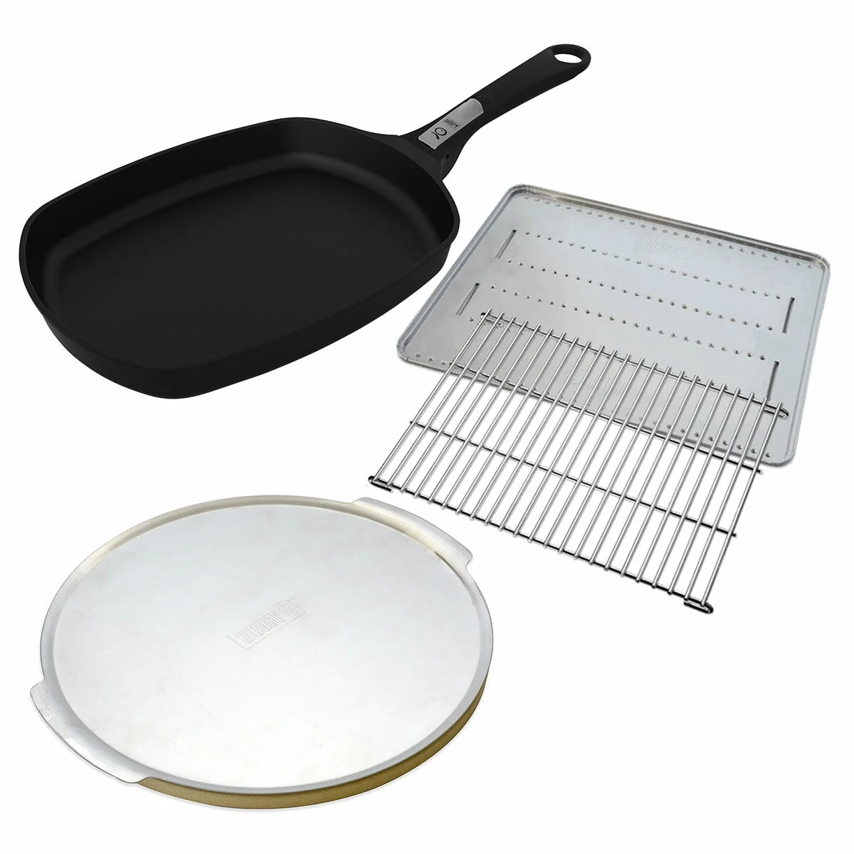 Weber Q3100 LPG BBQ 56010124 Black Family Q Essentials Pack Cart - Image 2