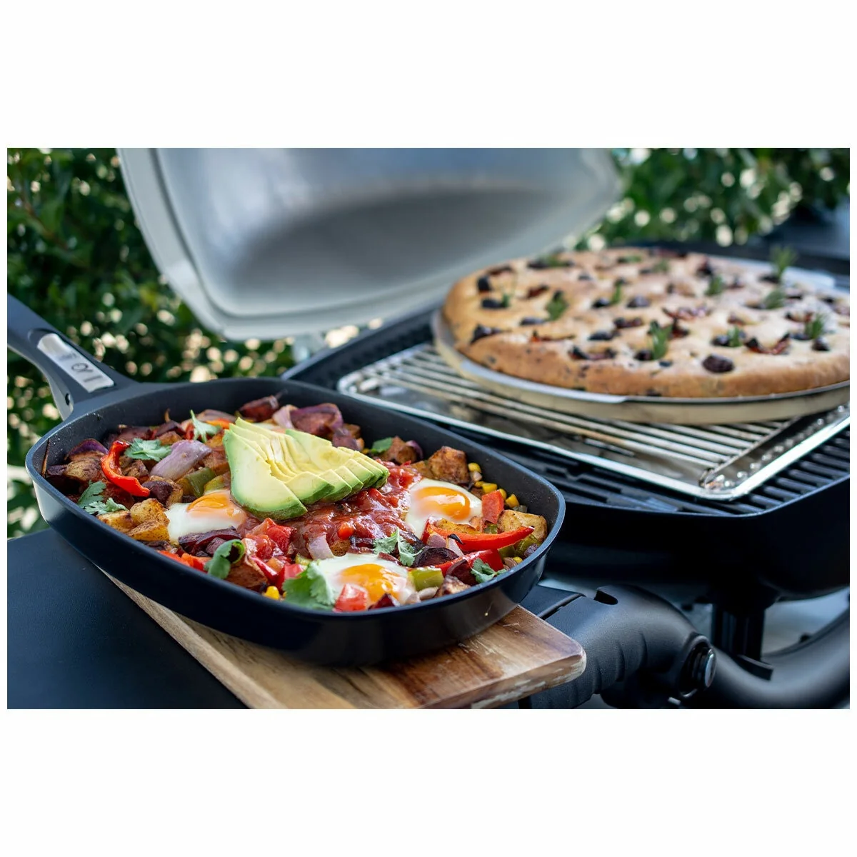 Weber Q3100 LPG BBQ 56010124 Black Family Q Essentials Pack Cart - Image 4