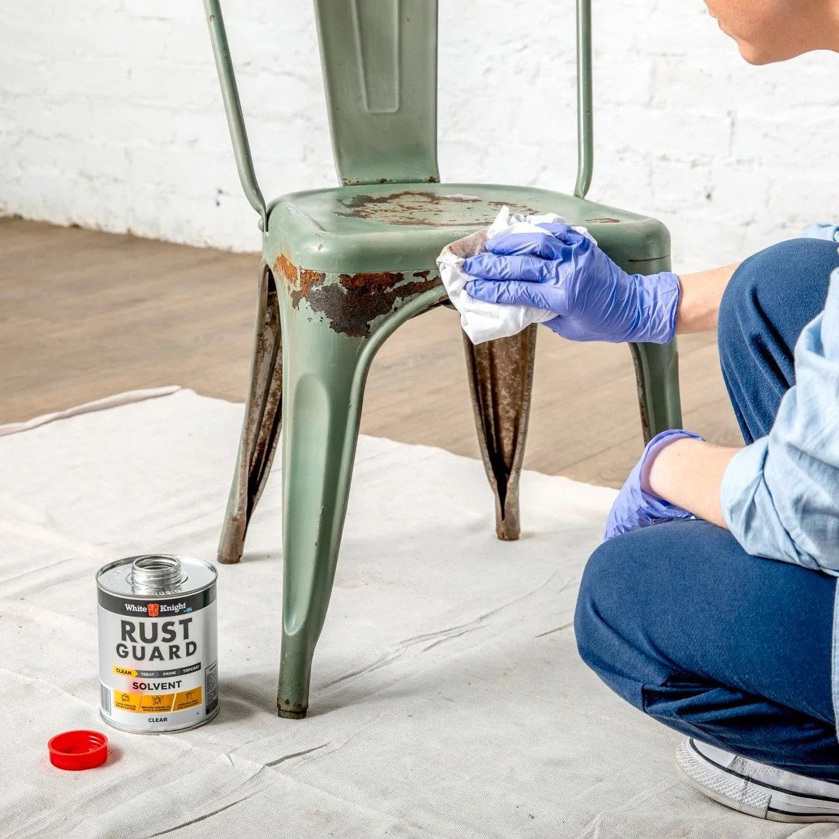 White Knight Rust Guard Solvent Cleaner Paint Thinner 0.5L - 1.13kg - Image 2