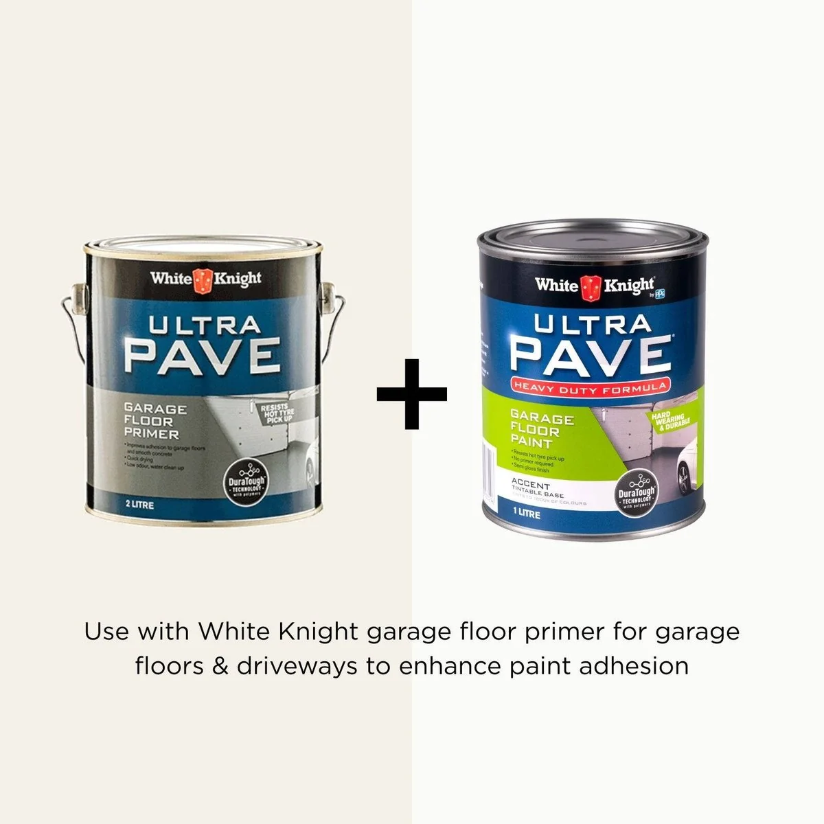 White Knight Ultra Pave Garage Floor Paint - 1L Accent - Heavy Duty - Durable Finish - Image 5