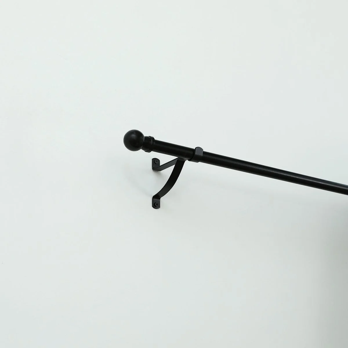 Windoware Curtain Bracket - 100mm - Black - 2 Pack - Metal - Durable - Image 2