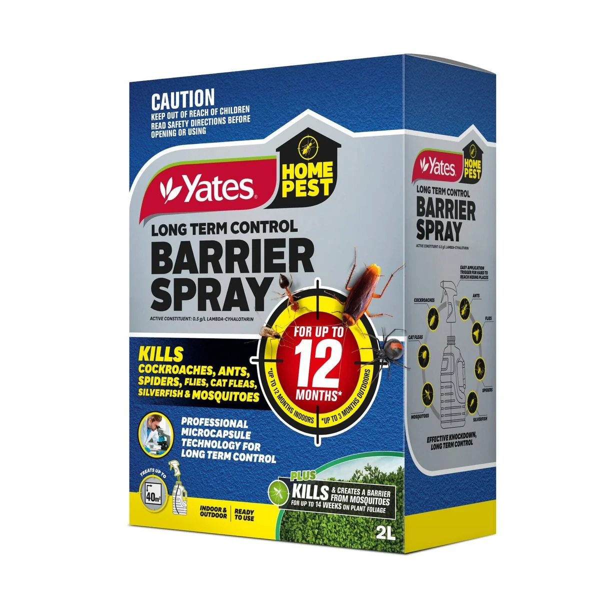 Yates Home Pest Barrier Spray - 2L - Liquid - Long Lasting Control - Image 2