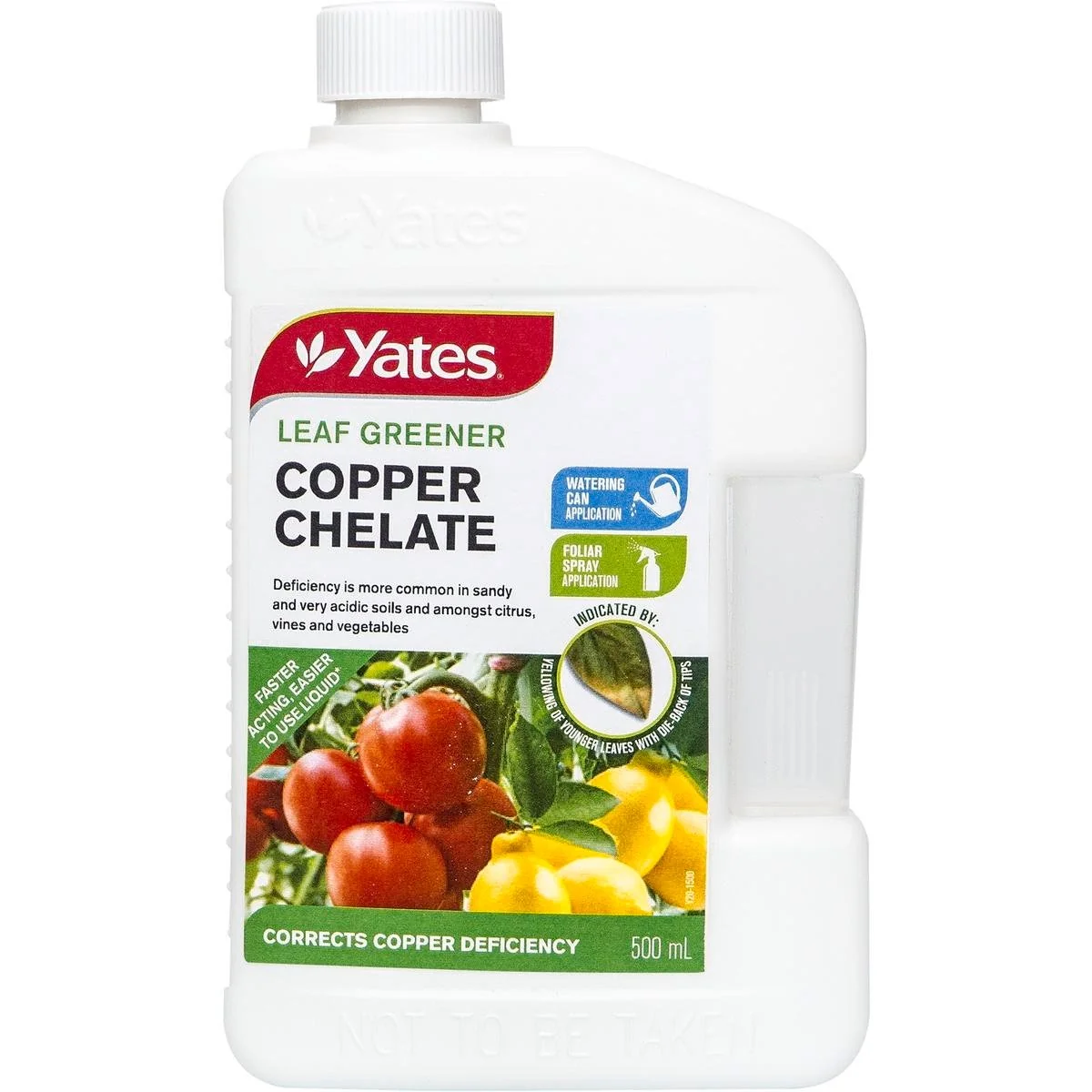 Yates Leaf Greener Copper Chelate 500ml Liquid Corrects Copper Deficiency