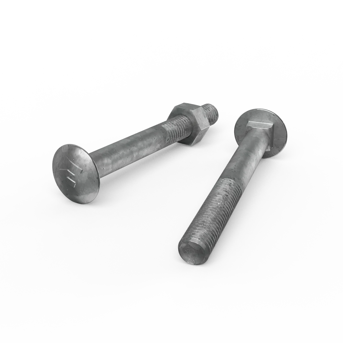 Zenith Cup Head Bolt - M10 x 90mm - Hot Dipped Galvanised - 25 Pack - Image 2