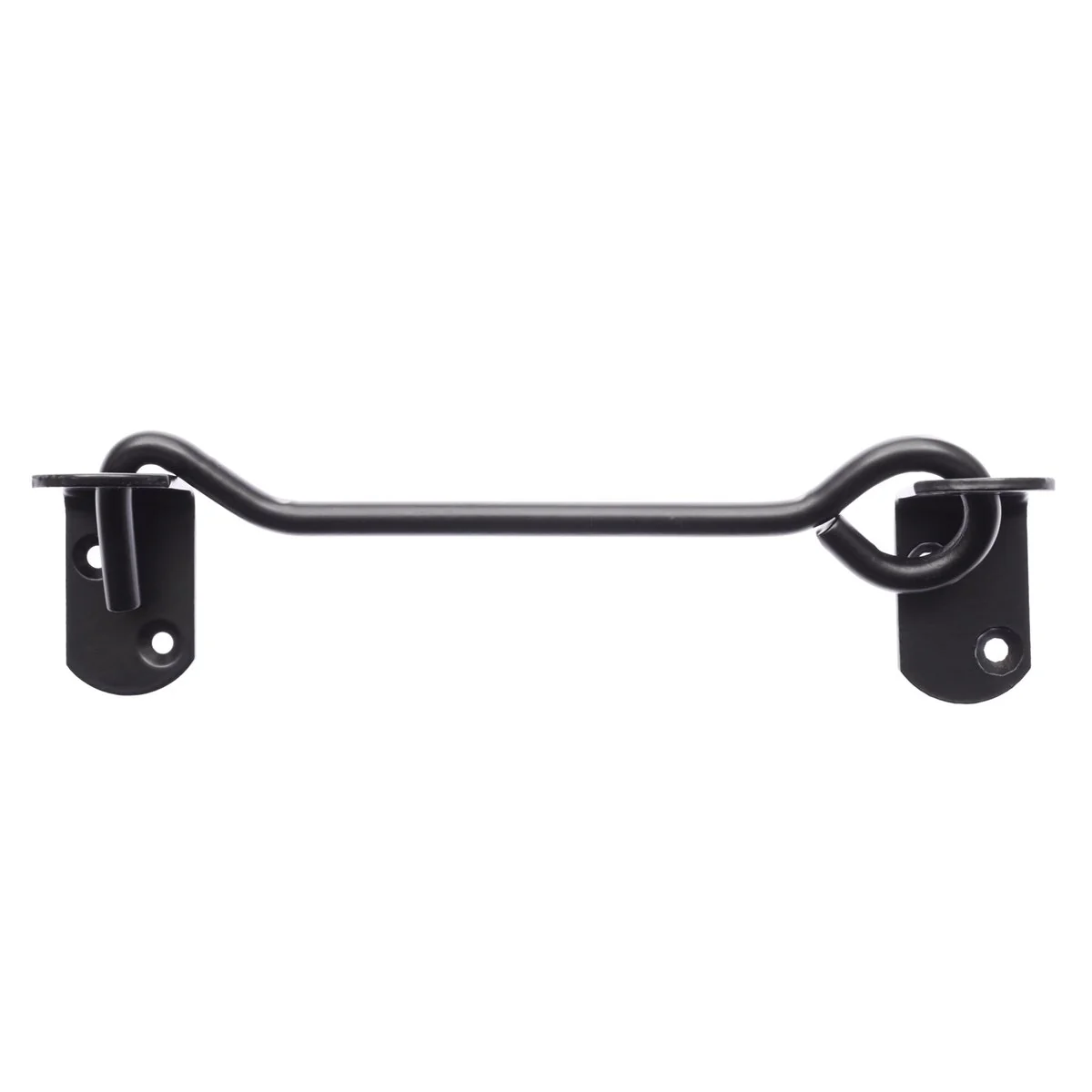 Zenith 200mm Matte Black Gate Hook and Eye - 1 Pack - Steel - Image 2