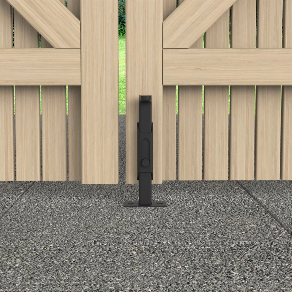 Zenith Slide Bolt 200mm Matte Black - Vertical/Horizontal Installation - Image 3